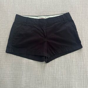 Women's J. Crew Black Chino Shorts